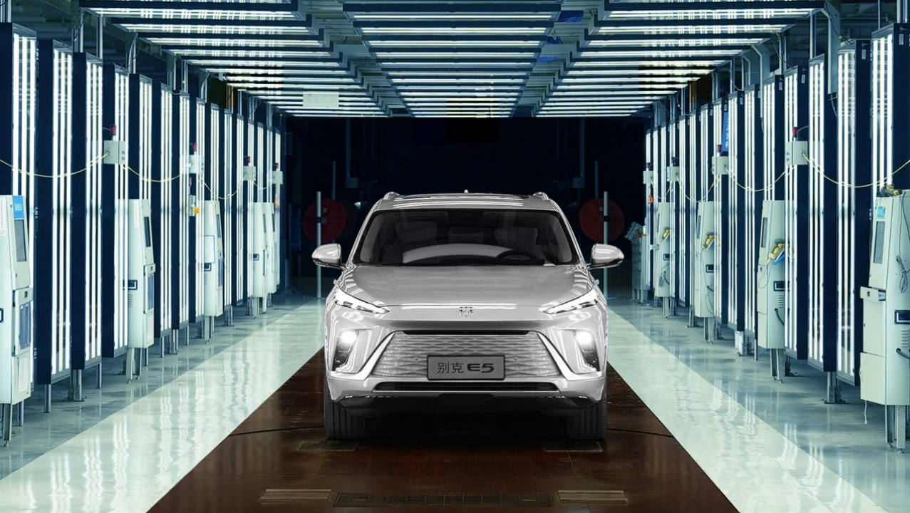 别克首款奥特能平台大五座SUV——Electra E5试装车下线