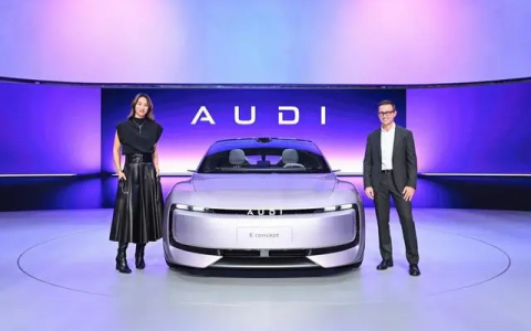 奥迪新品牌AUDI携首款AUDIE概念车及品牌代言人郑钦文惊艳亮相2024广州车展