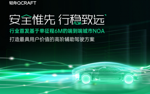 安全惟先，行稳致远——轻舟智航发布行业首个基于单征程6M的端到端城市NOA